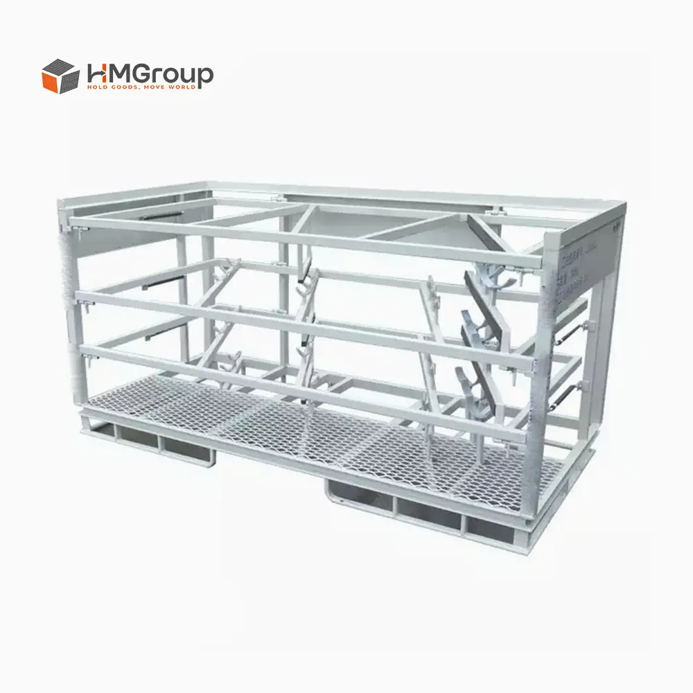 metal shipping racks