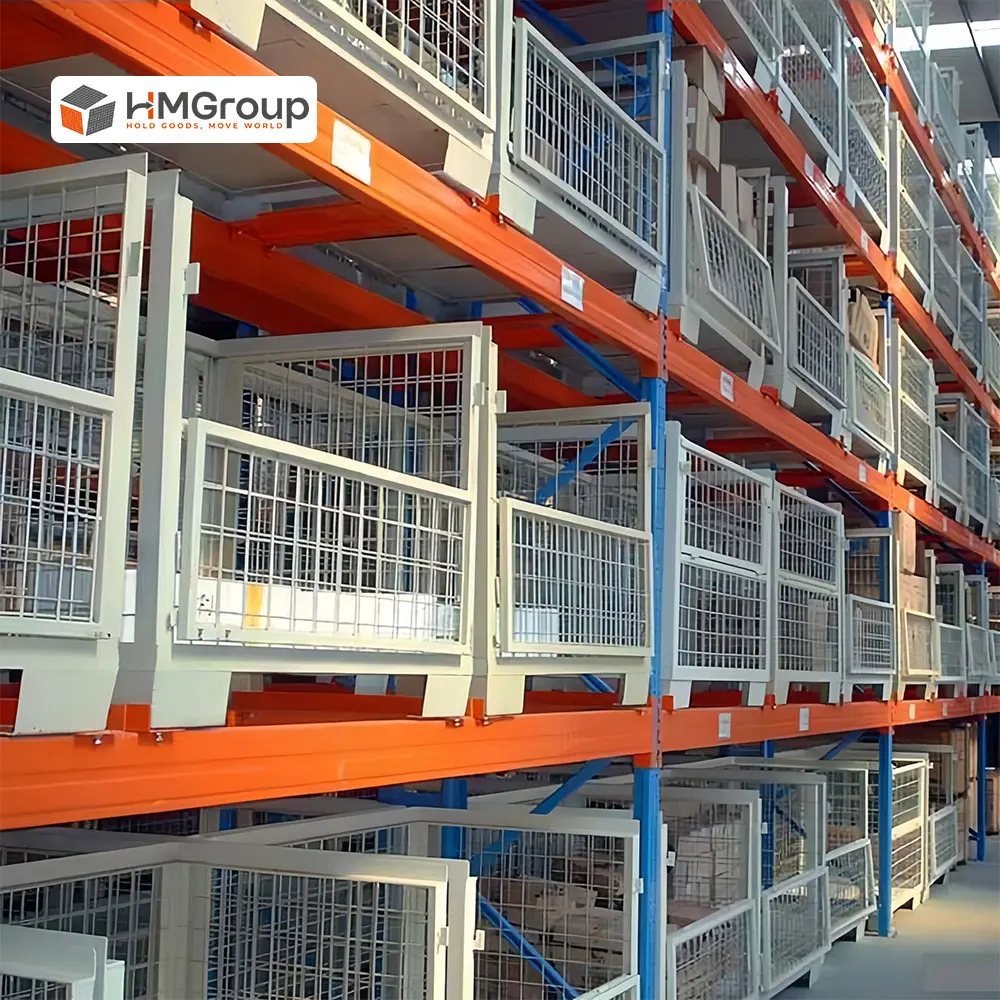 Mesh-cage-pallets