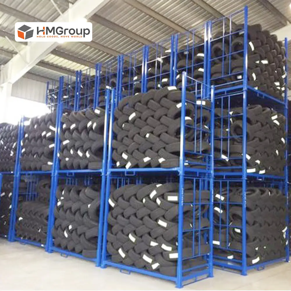 heavy tyre stacking racks