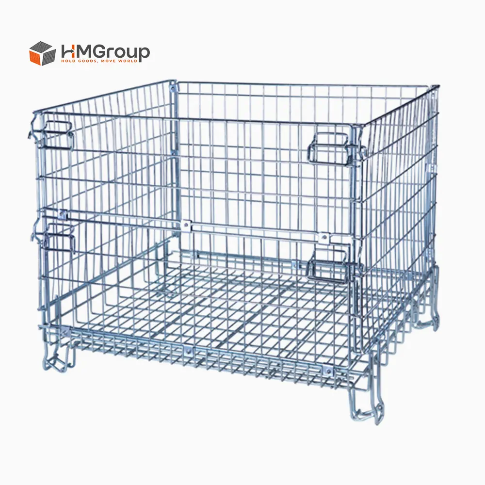Heavy-duty Rigid Wire Mesh Container