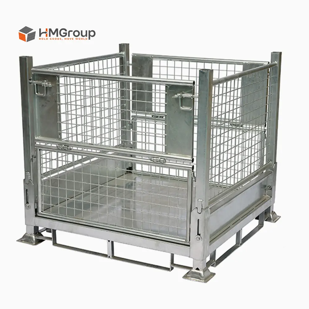 storage steel transport pallet container