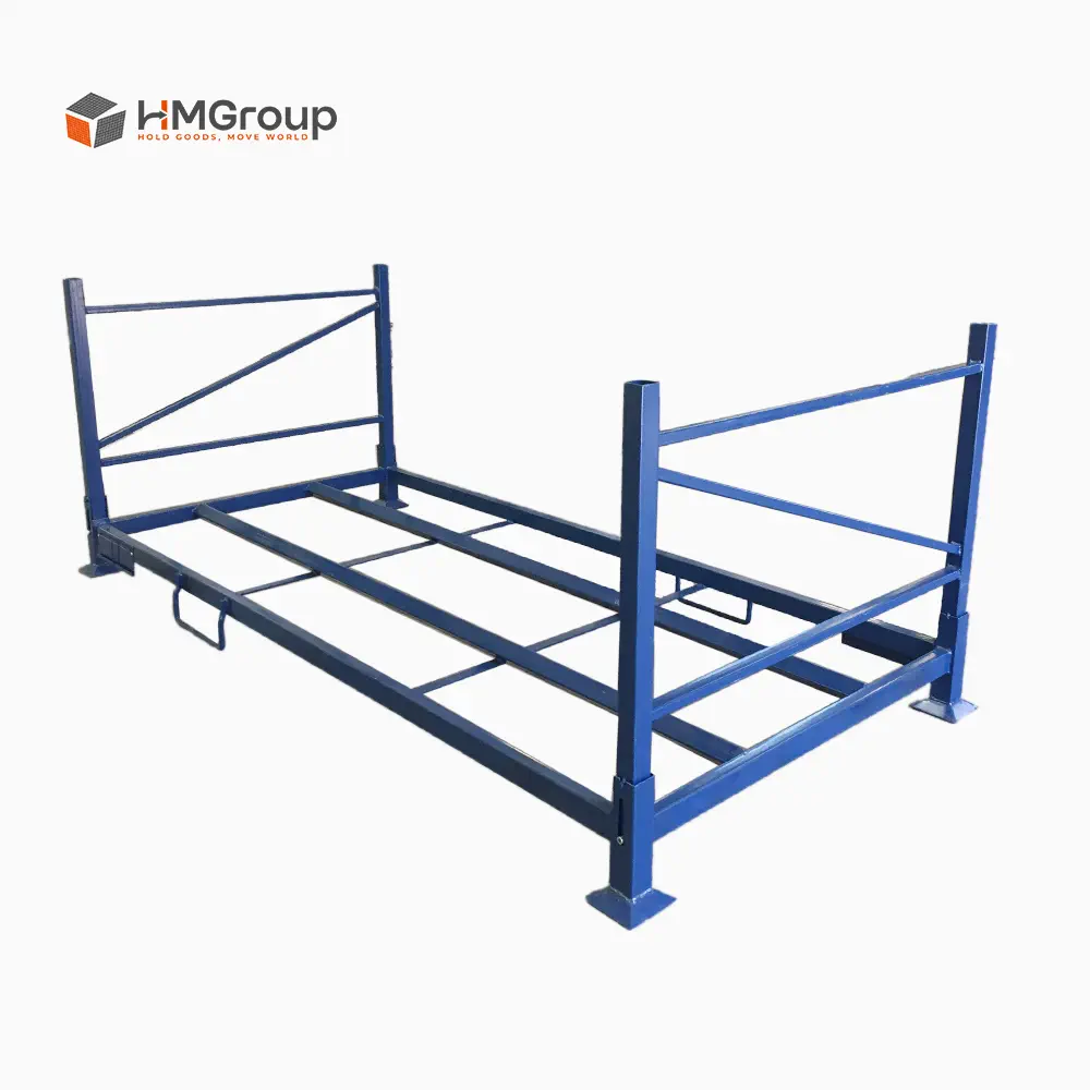 heavy duty foldable tyre stacking rack