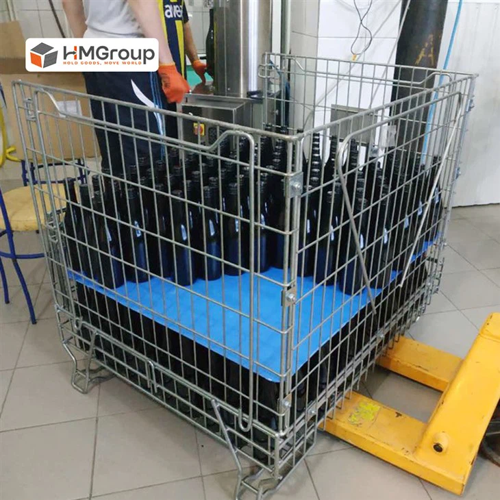 metal wire cage for wine bottles