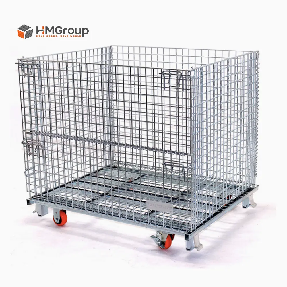 Moblie Wire Mesh Container