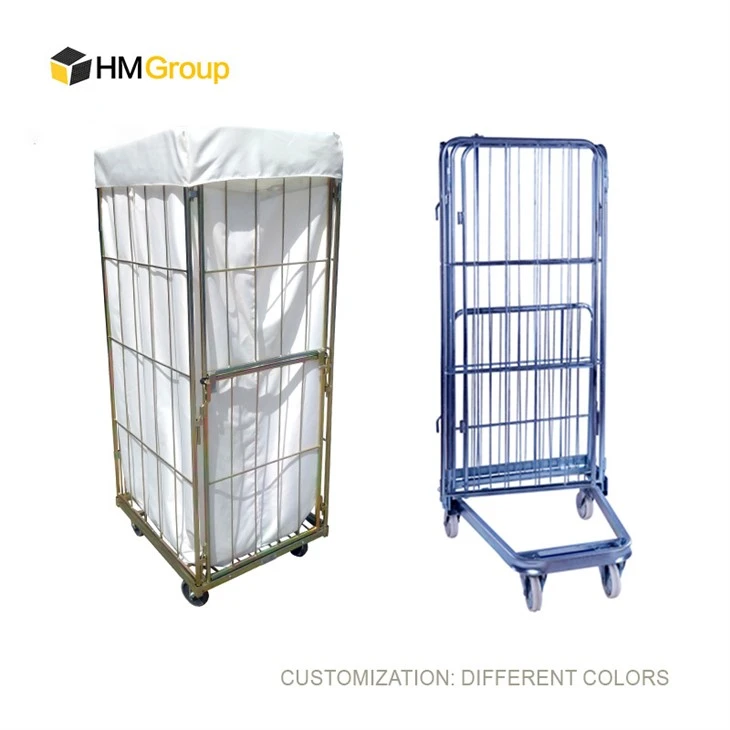 Nestable Laundry Trolley With Wheels