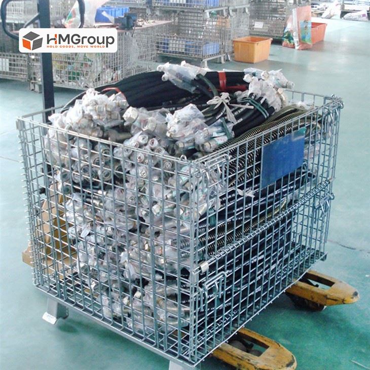 Collapsible Wire Containers For Storage