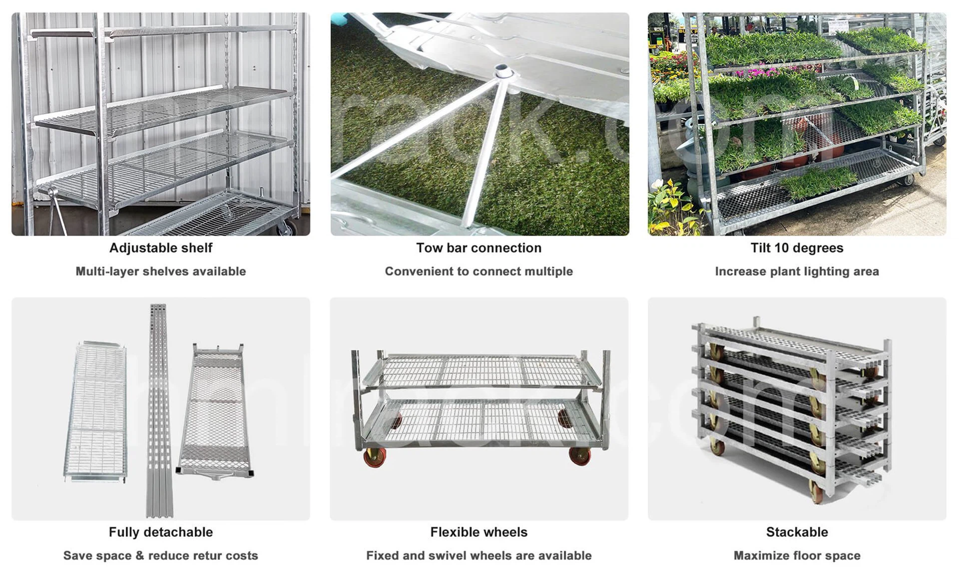 -Details plant trolley with wheels -Details plant trolley with wheels