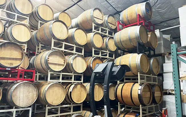 Wine Barrel Racking Wine Barrel Racking