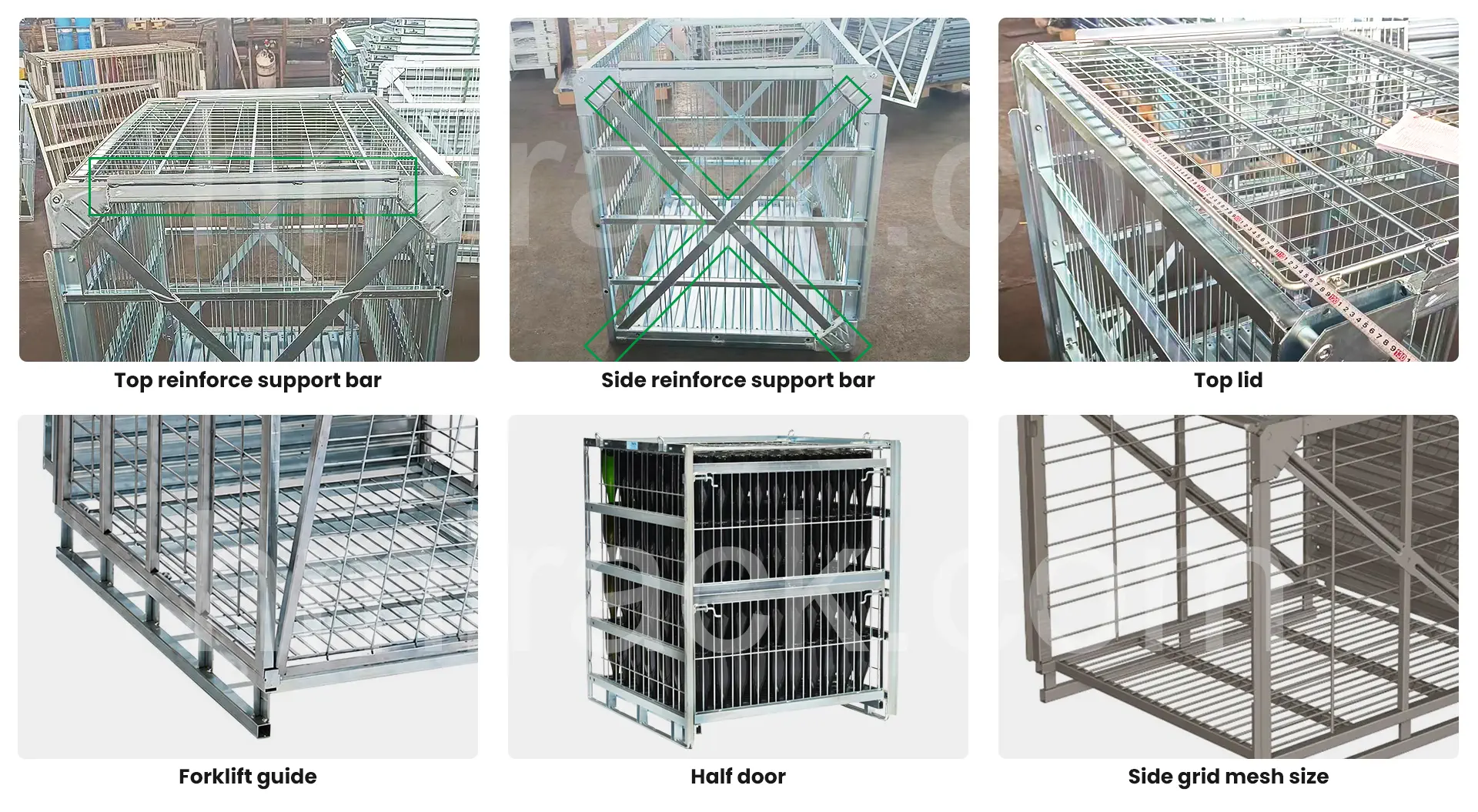 Galvanized Riddling Cage Customization Options Galvanized Riddling Cage Customization Options