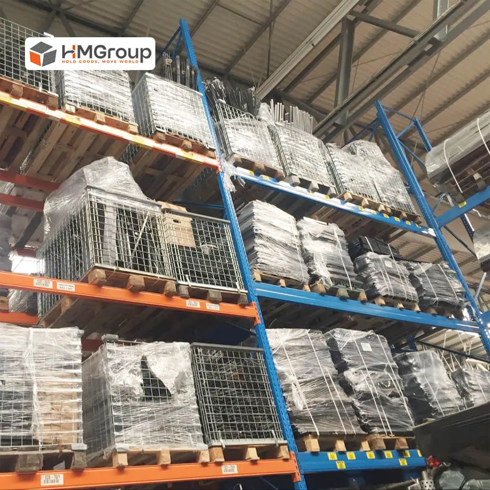 Collapsible Warehouse Pallet Cage