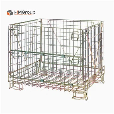 Foldable Wire Mesh Container