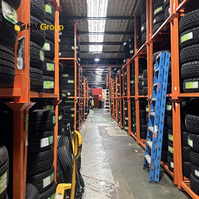 Steel Car Tire Rack