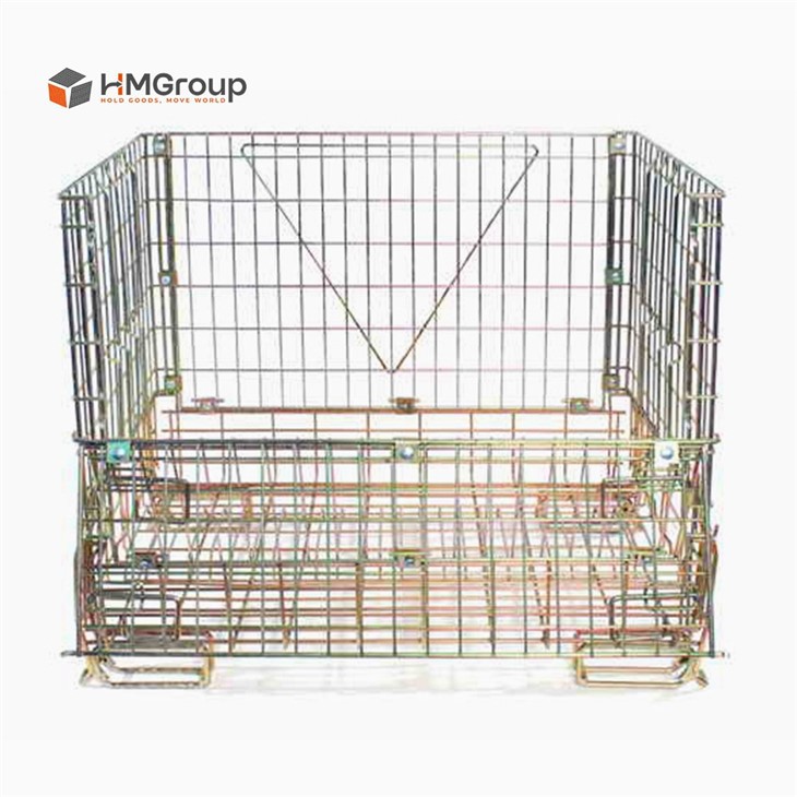storage wire mesh container for wine bottle